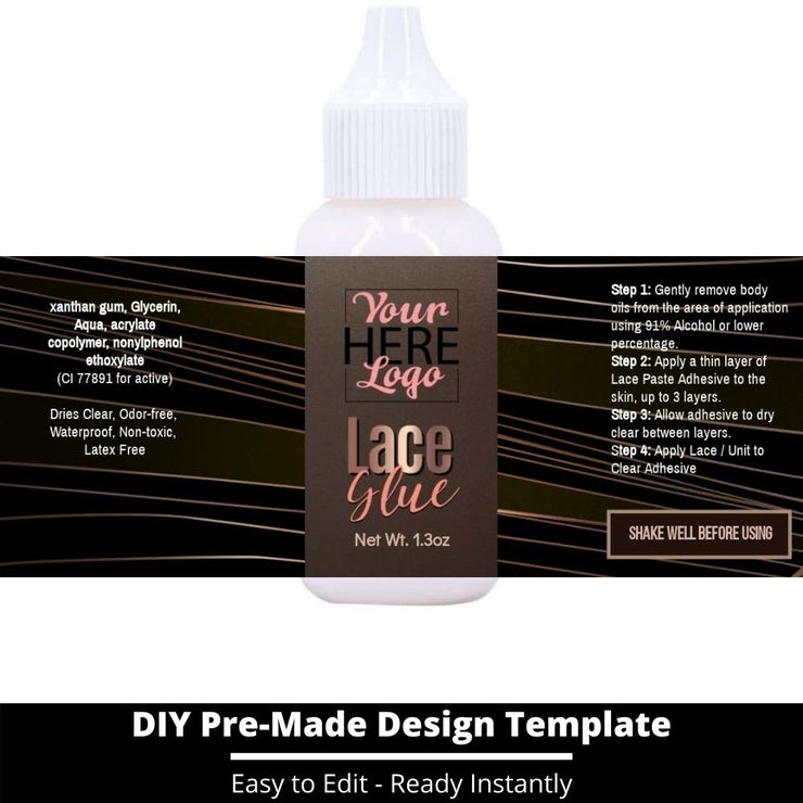 Lace Glue Template 11