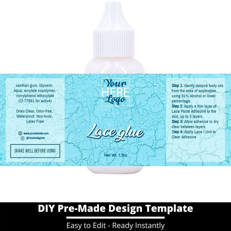 Lace Glue Template 120