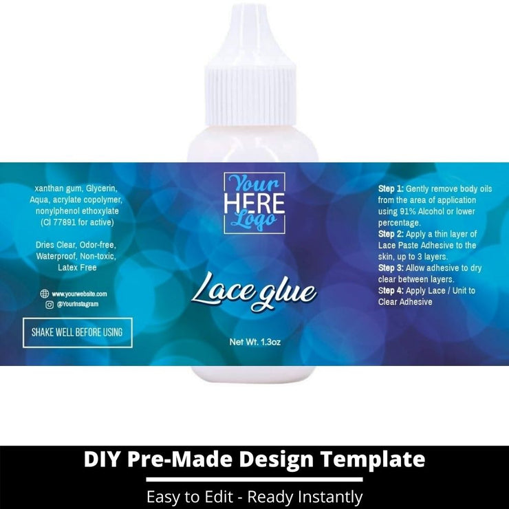 Lace Glue Template 121