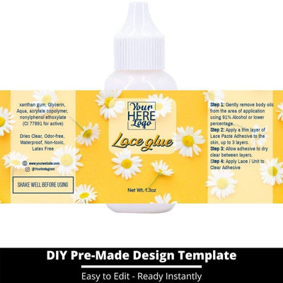 Lace Glue Template 127