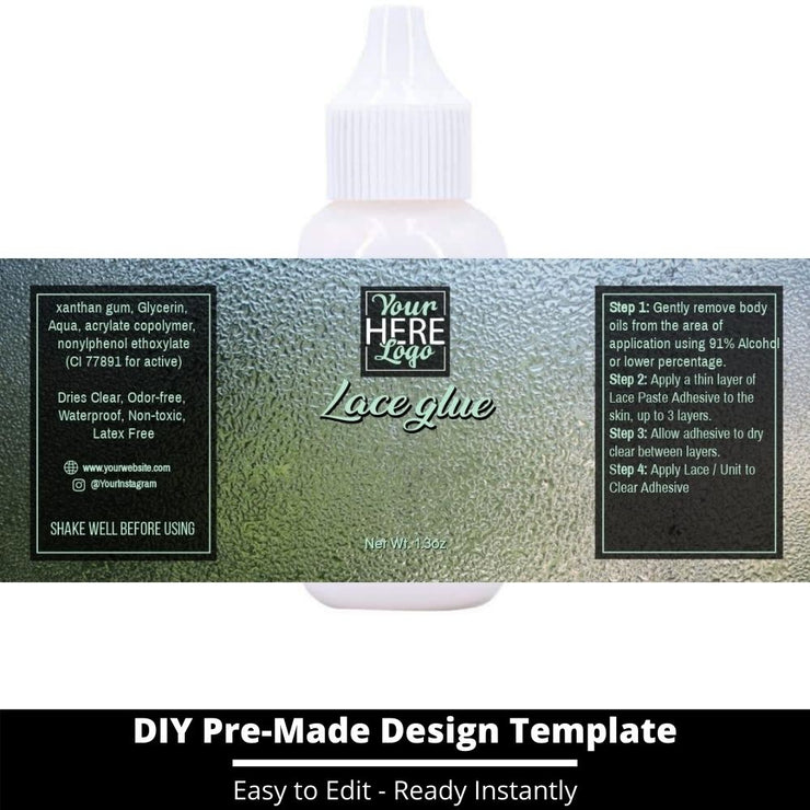 Lace Glue Template 129