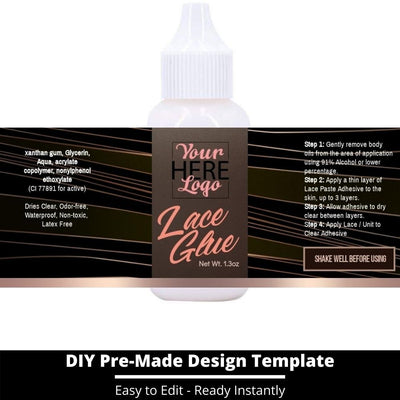 Lace Glue Template 12
