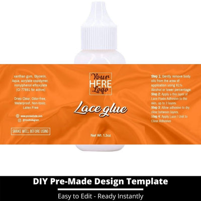 Lace Glue Template 136