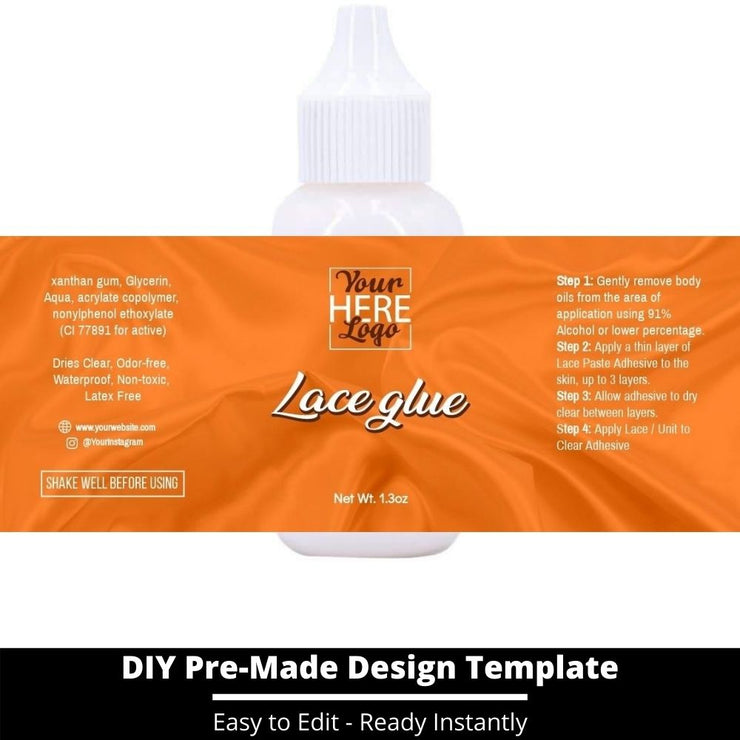 Lace Glue Template 136