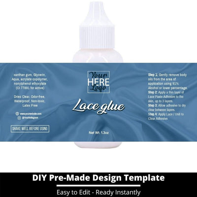 Lace Glue Template 137