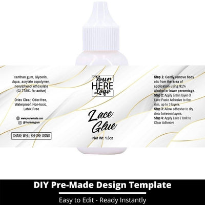 Lace Glue Template 139