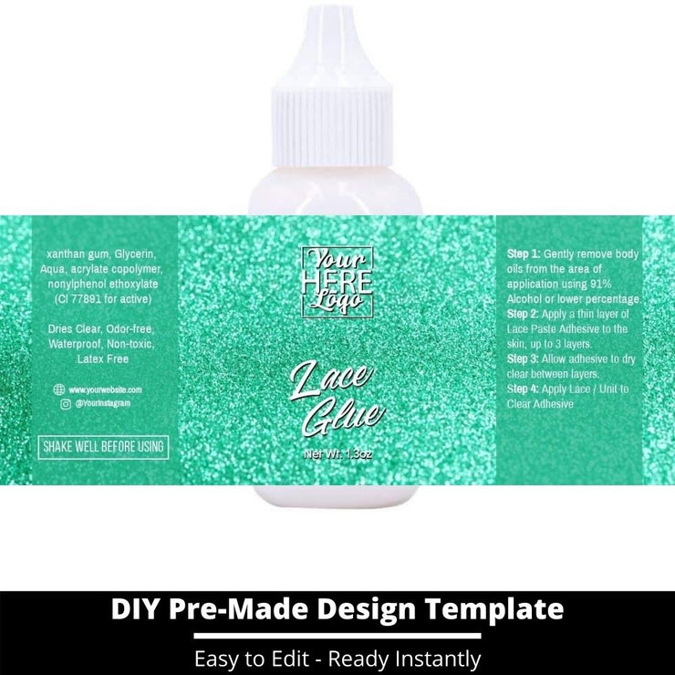 Lace Glue Template 142