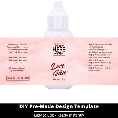 Lace Glue Template 143