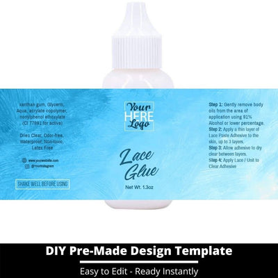 Lace Glue Template 144