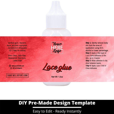Lace Glue Template 146