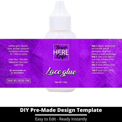 Lace Glue Template 148