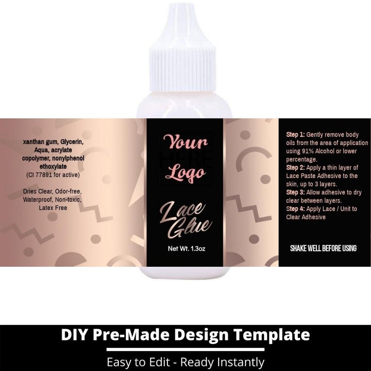 Lace Glue Template 14