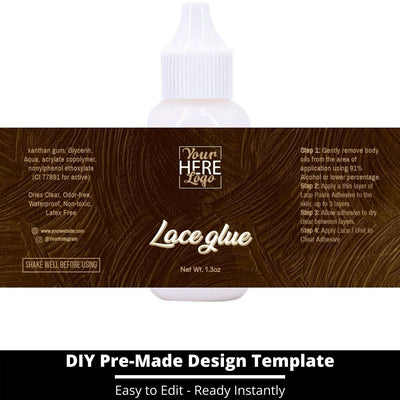 Lace Glue Template 151