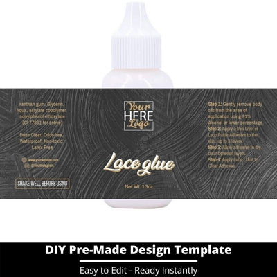 Lace Glue Template 152