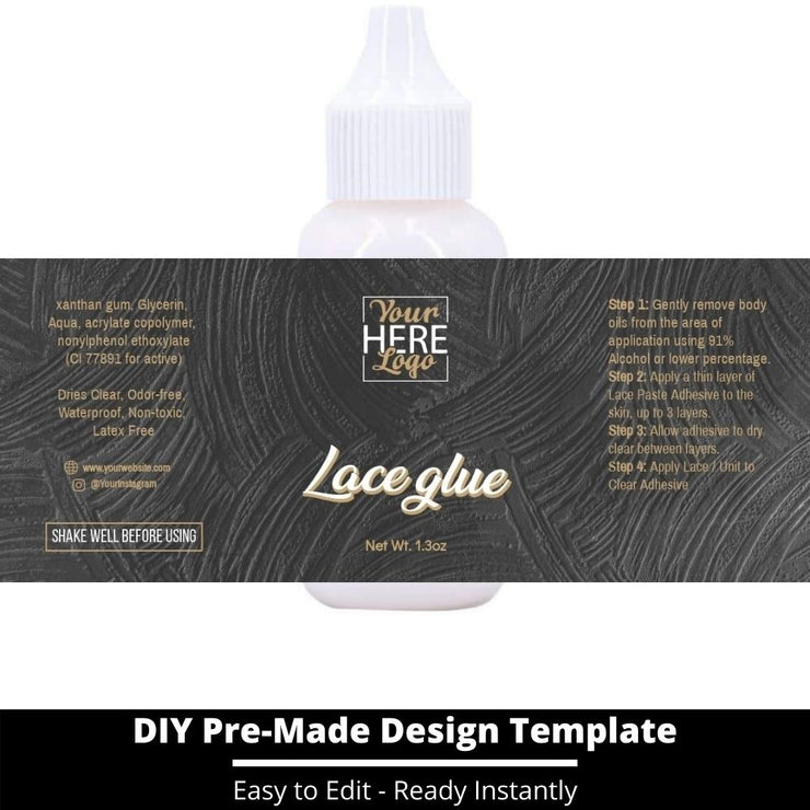 Lace Glue Template 152
