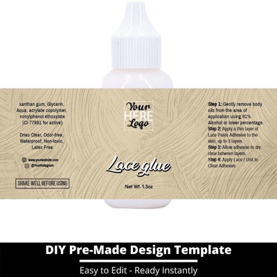 Lace Glue Template 154