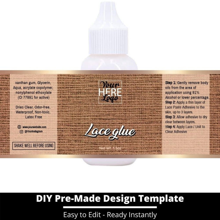 Lace Glue Template 156