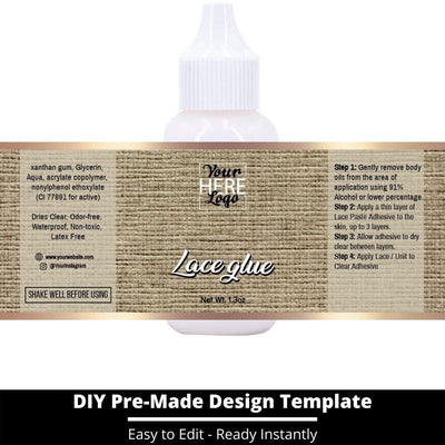 Lace Glue Template 157