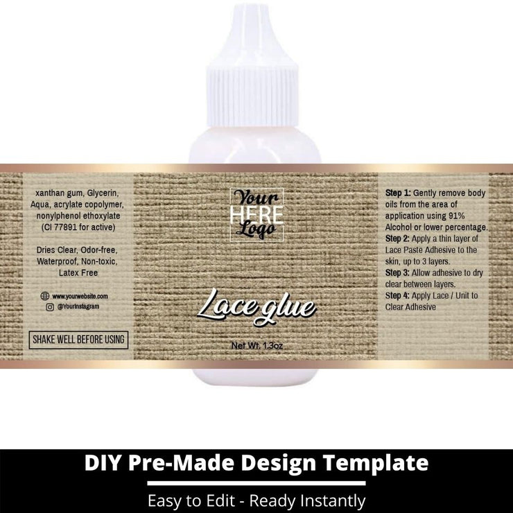 Lace Glue Template 157