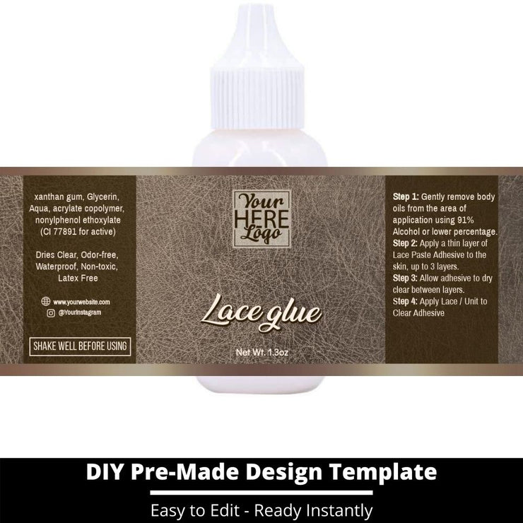Lace Glue Template 158