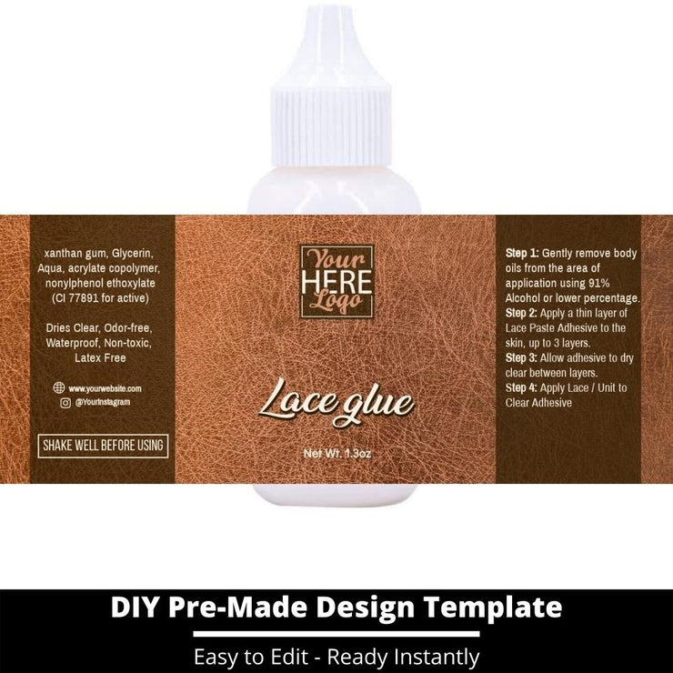 Lace Glue Template 159