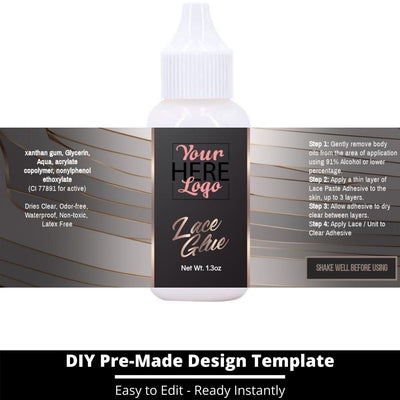 Lace Glue Template 15