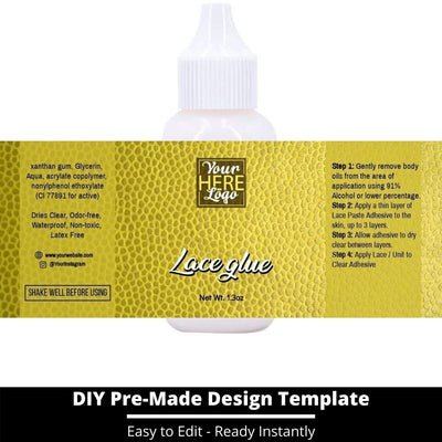 Lace Glue Template 161