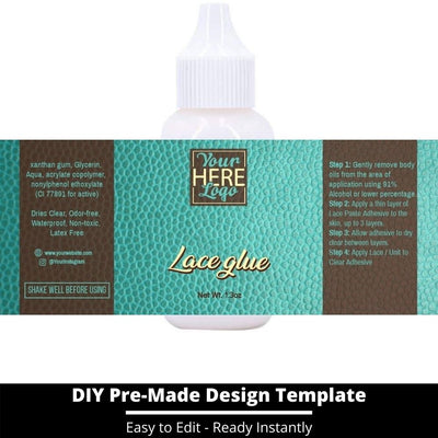 Lace Glue Template 163