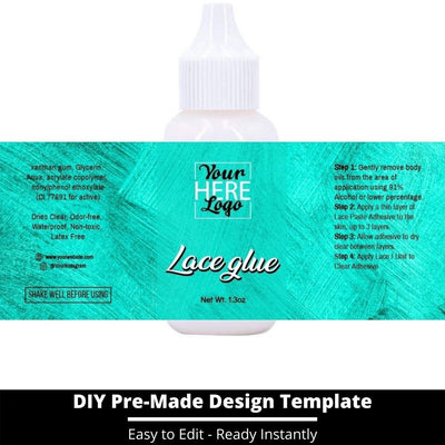 Lace Glue Template 169
