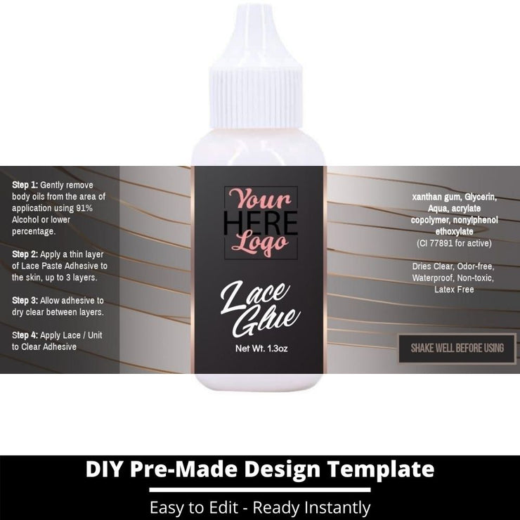 Lace Glue Template 16
