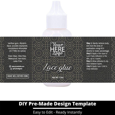 Lace Glue Template 181