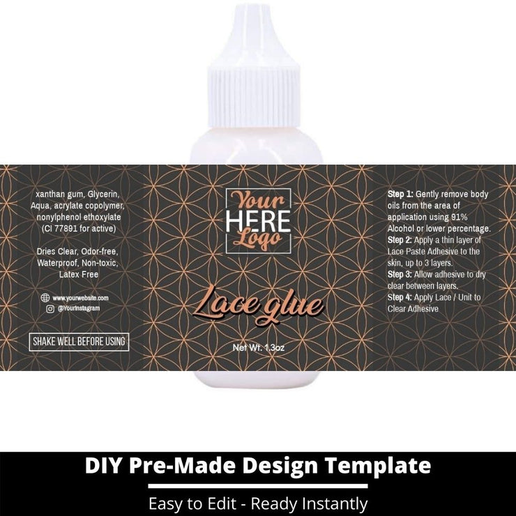 Lace Glue Template 182