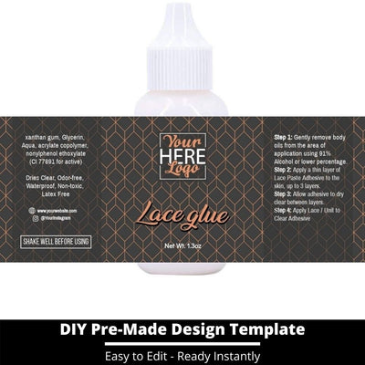 Lace Glue Template 184