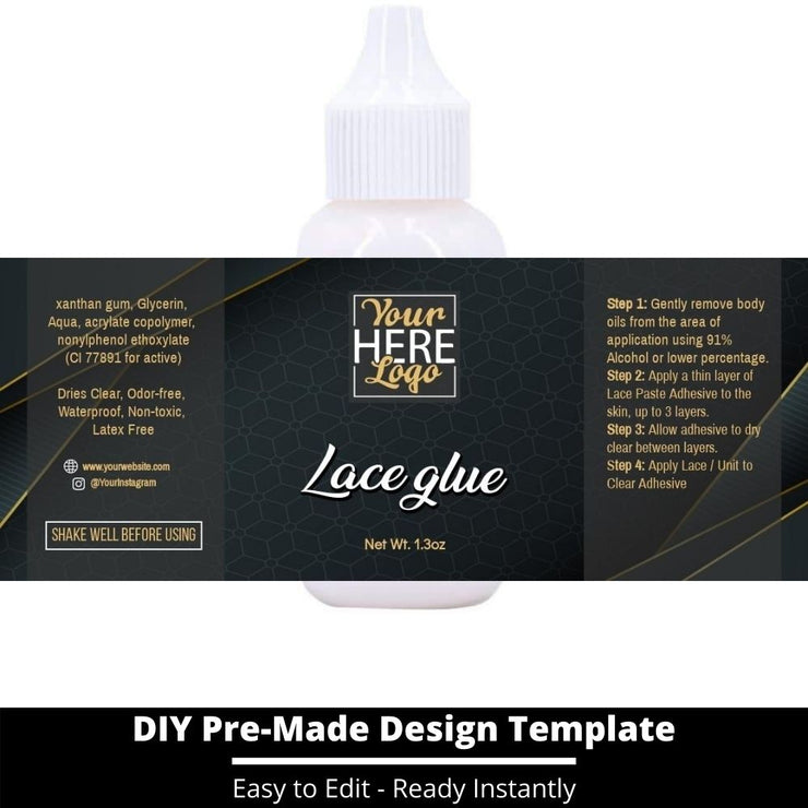 Lace Glue Template 188