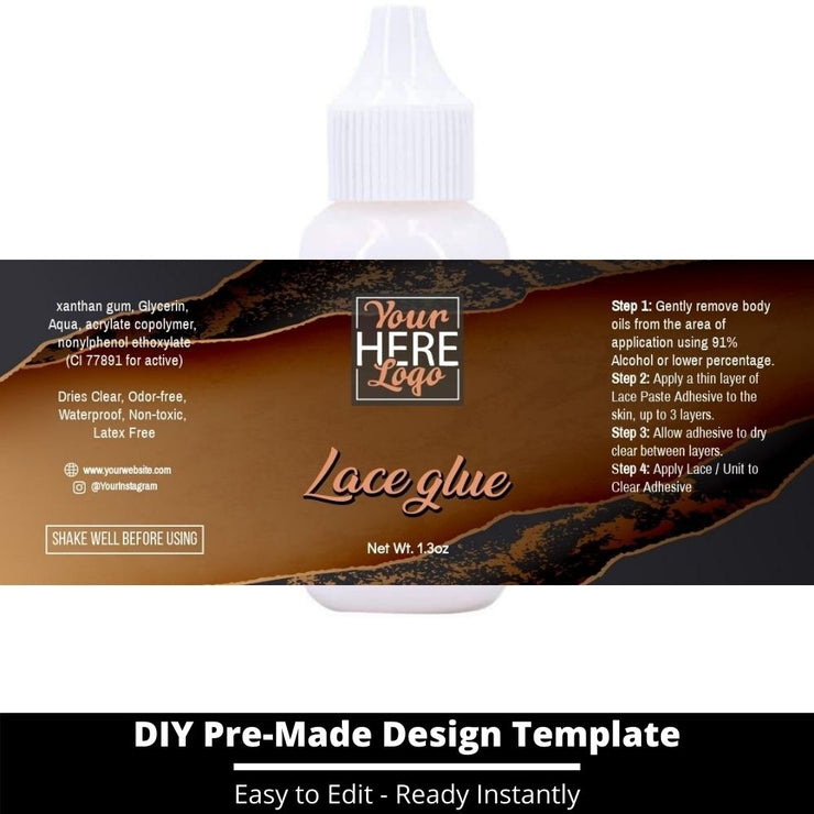 Lace Glue Template 190