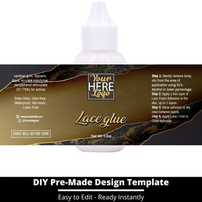 Lace Glue Template 191
