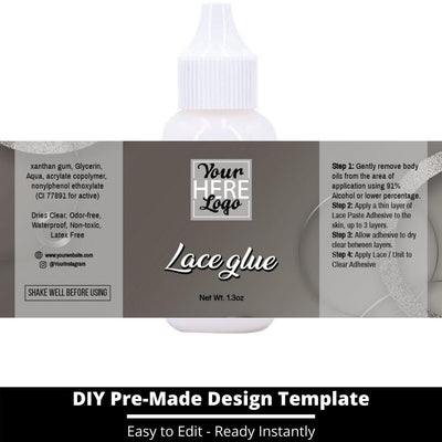 Lace Glue Template 195