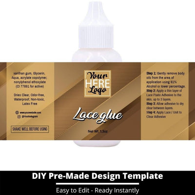 Lace Glue Template 197