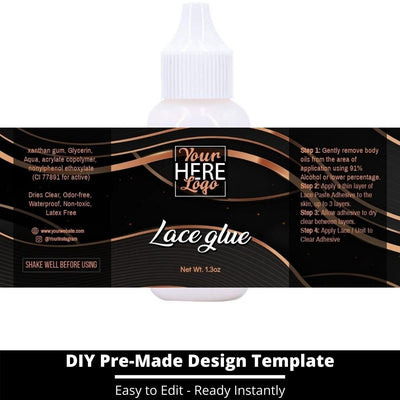 Lace Glue Template 199