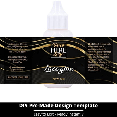 Lace Glue Template 200