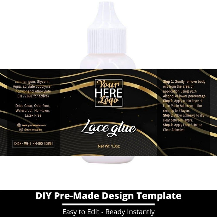 Lace Glue Template 200