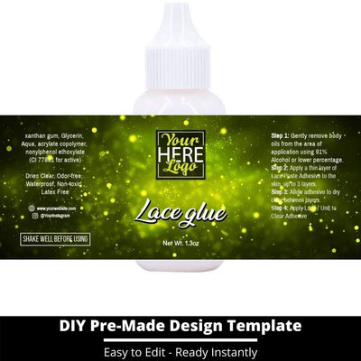 Lace Glue Template 203