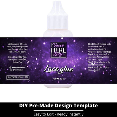 Lace Glue Template 205