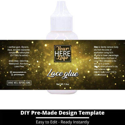 Lace Glue Template 207