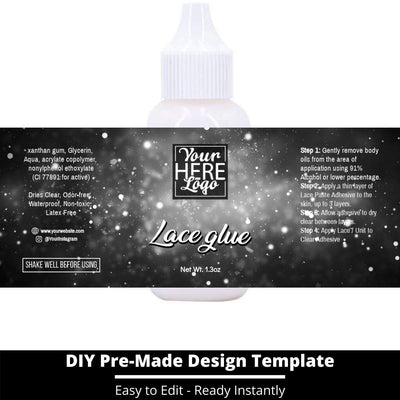 Lace Glue Template 209