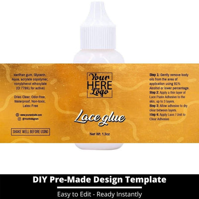 Lace Glue Template 211