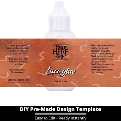 Lace Glue Template 218