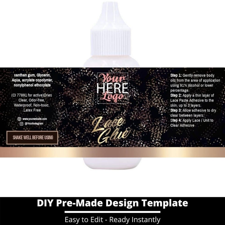 Lace Glue Template 21