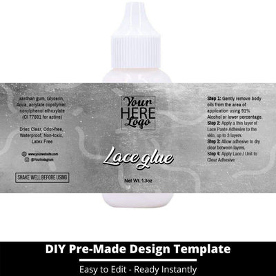 Lace Glue Template 221
