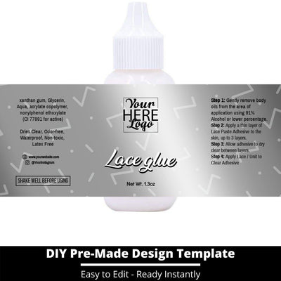 Lace Glue Template 224
